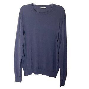 Suitsupply Sweater Men's XXL Purple Merino Wool Old Money Quiet Luxury